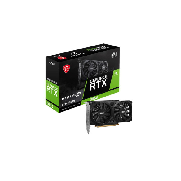 Видеокарта MSI GeForce RTX 3050 Ventus 2X E 6G OC