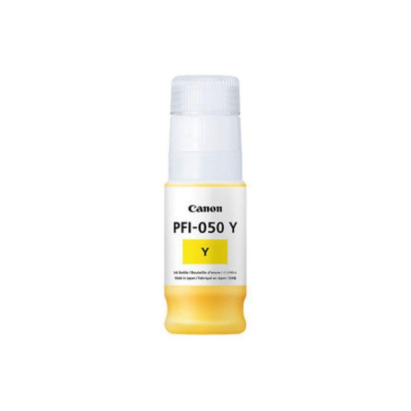 Ink Bottle Canon PFI-050Y, Yellow (5701C001), 70ml for Canon TC-20/20M