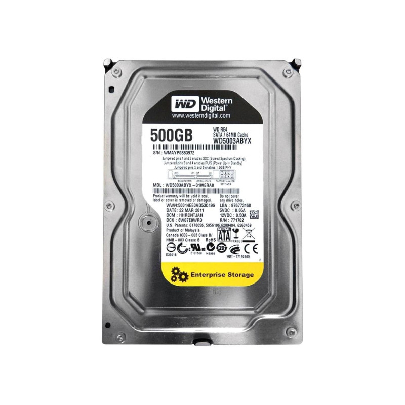 Жесткий диск 500GB Western Digital WD5003ABYX Enterprise Storage RE4
