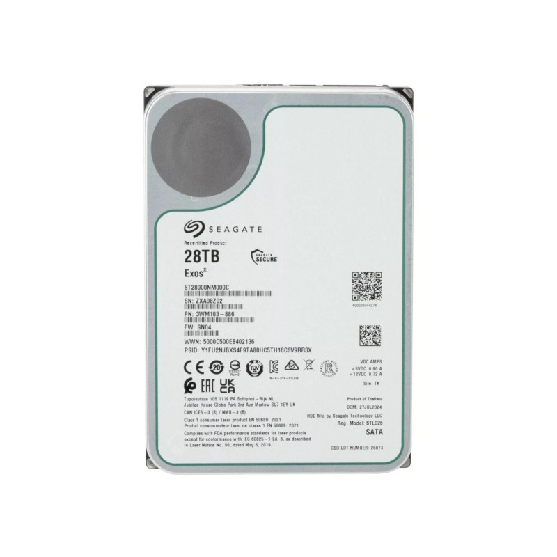 HDD 28.0TB Seagate ST28000NM000C Exos