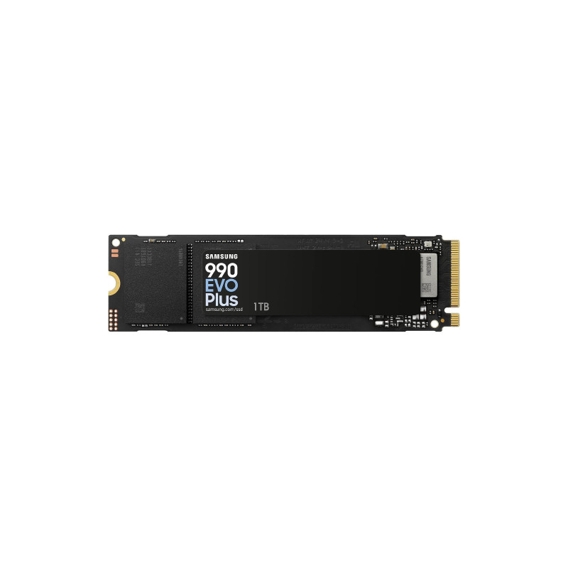 M.2 NVMe SSD 1.0 ТБ Samsung SSD 990 EVO Plus, интерфейс: PCIe4.0 x4/5.0 x2, NVMe 2.0, форм-фактор M2 Type 2280,