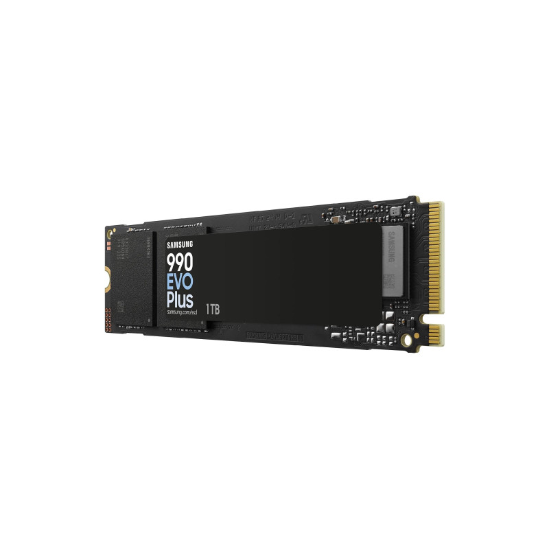 M.2 NVMe SSD 1.0 ТБ Samsung SSD 990 EVO Plus, интерфейс: PCIe4.0 x4/5.0 x2, NVMe 2.0, форм-фактор M2 Type 2280,