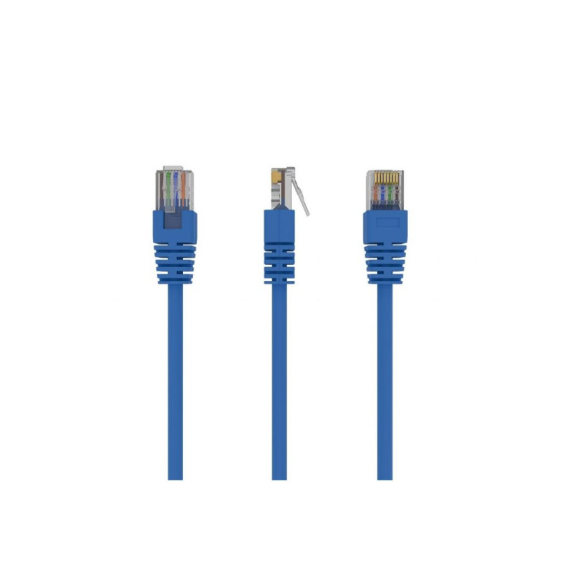 UTP Cat.5e Patch cord, 0.25m, Blue