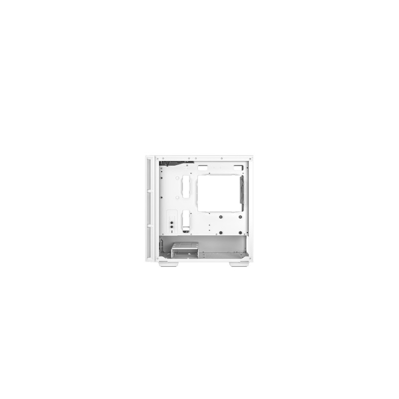 Корпус Micro-ATX DEEPCOOL CH360 WHITE с боковой панелью из магнитного гибридного закаленного стекла, без блока питания, предустановленный