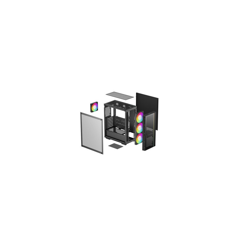 Корпус для ПК Deepcool Matrexx 55 v4, Black