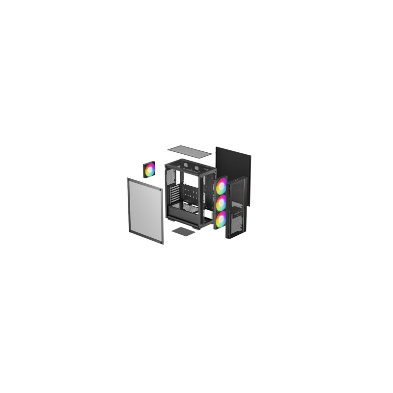 Корпус для ПК Deepcool Matrexx 55 MESH v4, Black