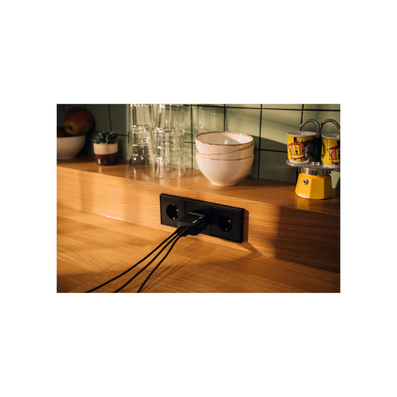 Verbatim Mini GaN Charger 70 Вт, черный