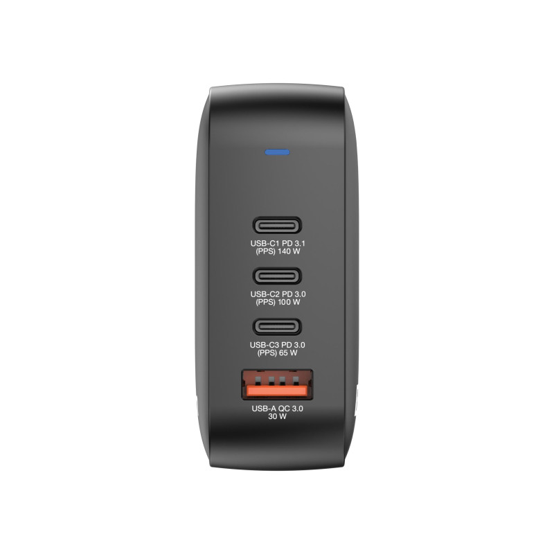 Verbatim Mini GaN Charger 165 Вт, черный