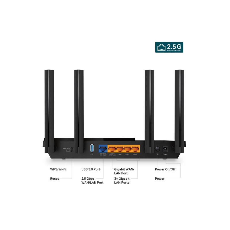 Роутер TP-LINK Archer AX55 Pro AX3000 Wi-Fi 6 беспроводной гигабитный маршрутизатор