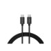 Зарядное устройство EcoFlow RAPID 65 Вт GaN с кабелем 100 Вт длиной 1 м, 2 портами USB-C и 1 портом USB-A, заряжает 3 устройства одновременно