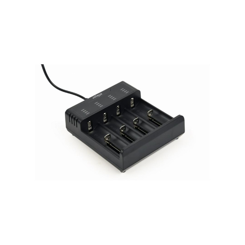 Быстрое зарядное устройство для Ni-MH + Li-ion аккумуляторов EnerGenie BC-USB-02, выходной порт USB для практичной функции внешнего аккумулятора (5 В / 2 А)