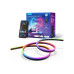 Световая лента GOVEE RGBIC Neon Rope Strip Ligth 2s 4m, черная, интеллектуальная Wi-Fi-световая лента, Wi-Fi + BT, совместимая с Matter