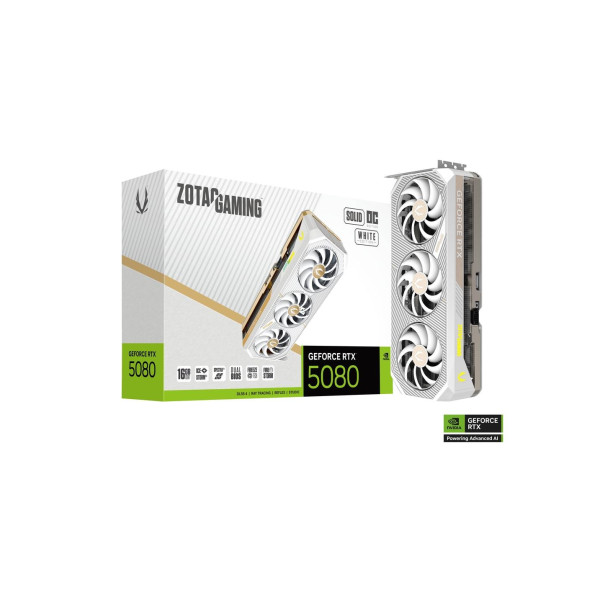 Видеокарта Zotac GeForce RTX 5080 Solid OC White Edition