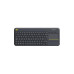 Клавиатура Logitech Wireless Touch 400 Plus, Black