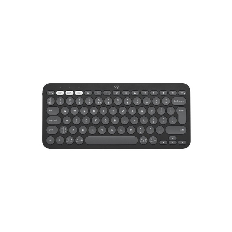 Клавиатура Logitech Bluetooth Pebble Keys2 K380s, Tonal Graphite