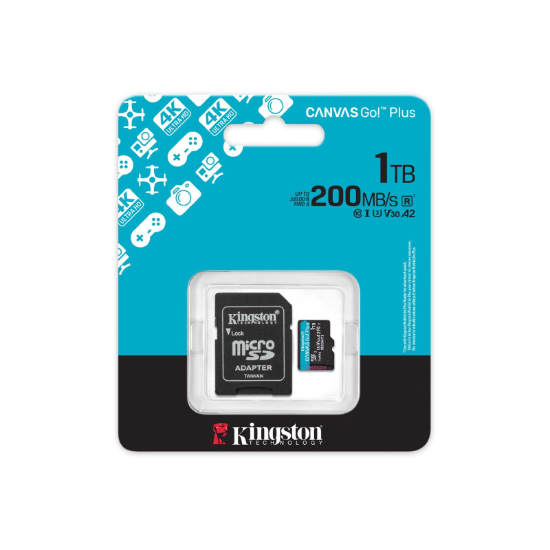 Kingston Canvas Go Plus Gen 4, черный
