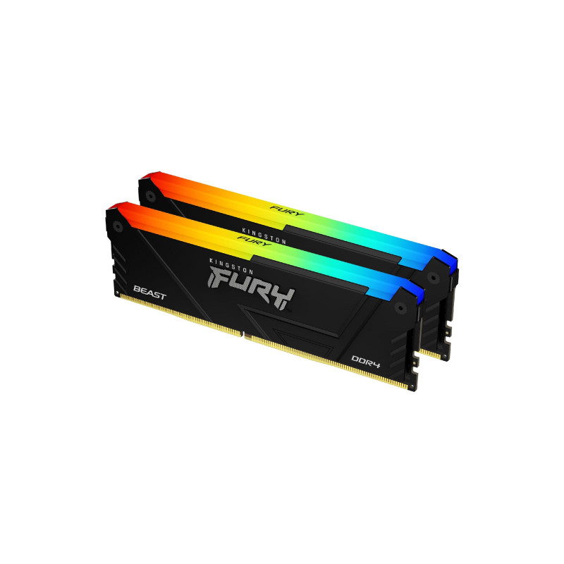 Оперативная память 64GB (Kit of 2x32GB) DDR4-3600 Kingston Fury Beast DDR4 RGB