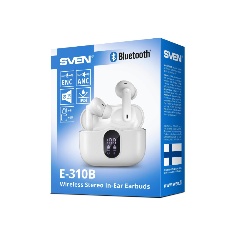 Наушники Sven E-310B, White