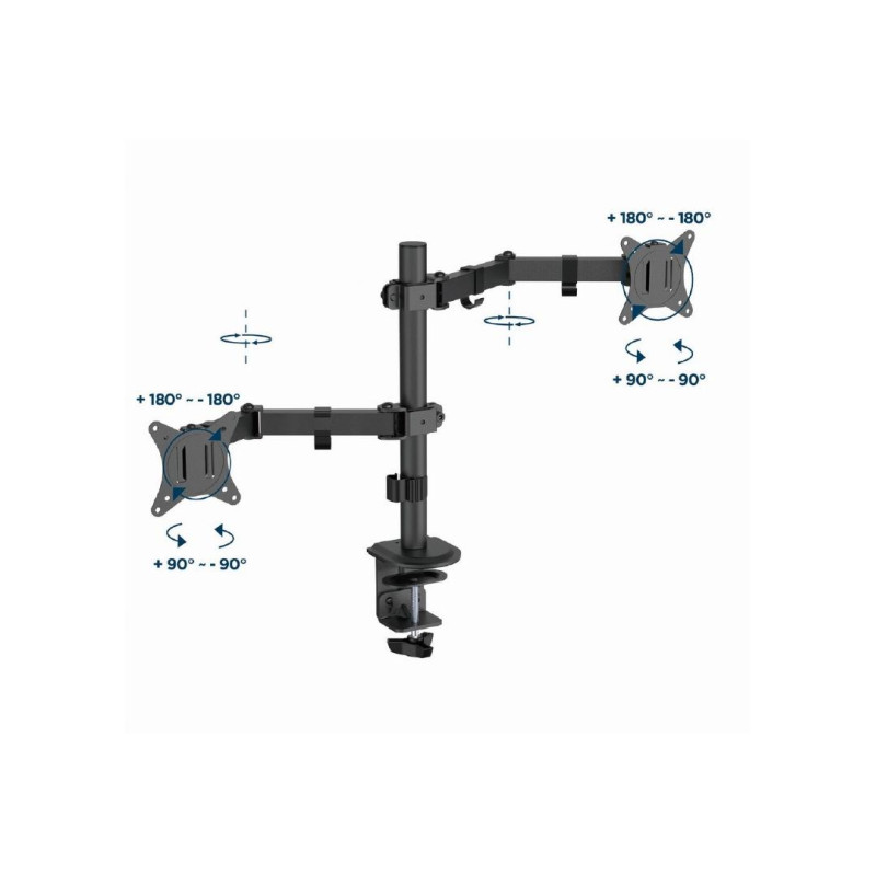 Крепление для Монитора Gembird MA-D2-03, Black
