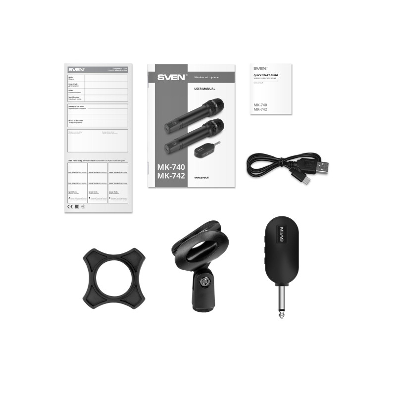 Микрофон Sven MK-740, Black