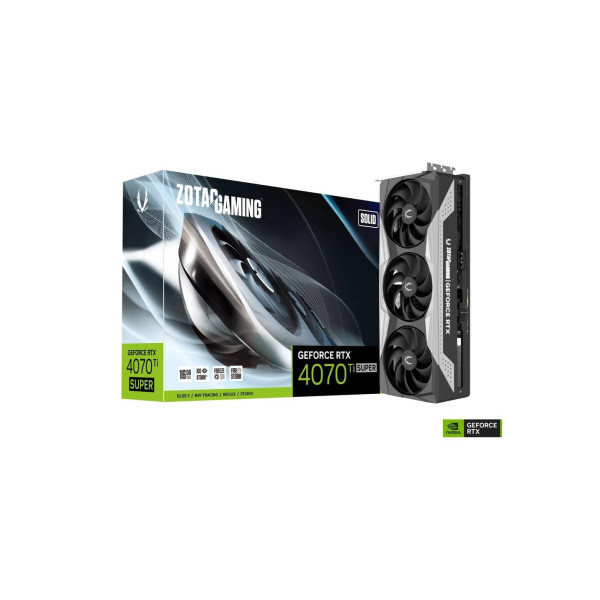 Видеокарта Zotac GeForce RTX 4070 Ti Super Solid