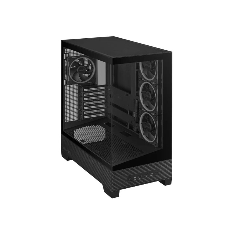 Carcasa PC Asus A31 Plus TG ARGB, Black