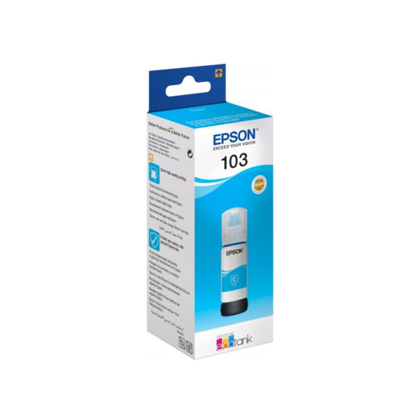 Чернила Epson 103 EcoTank Cyan