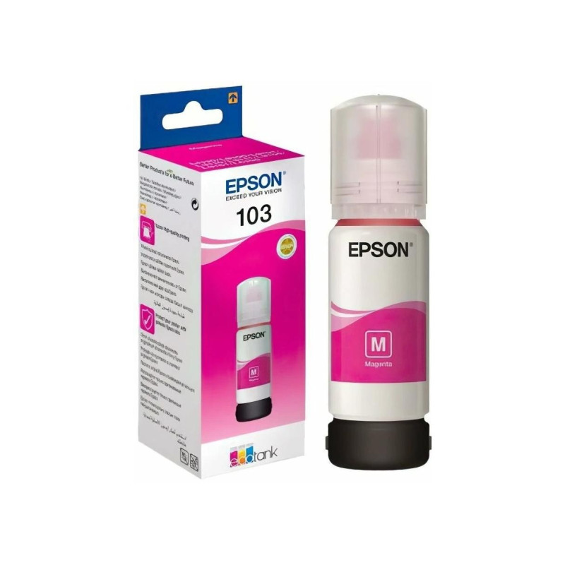 Бутылка с пурпурными чернилами Epson 103 EcoTank
