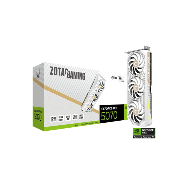 Видеокарта Zotac GeForce RTX 5070 AMP White Edition