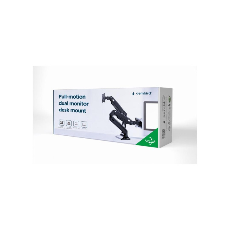 Крепление для Монитора Gembird MA-DA2-03