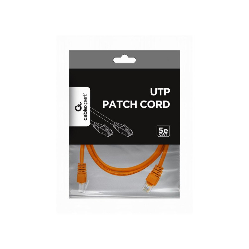 Патч-корд UTP Cat.5e, 2 м, оранжевый