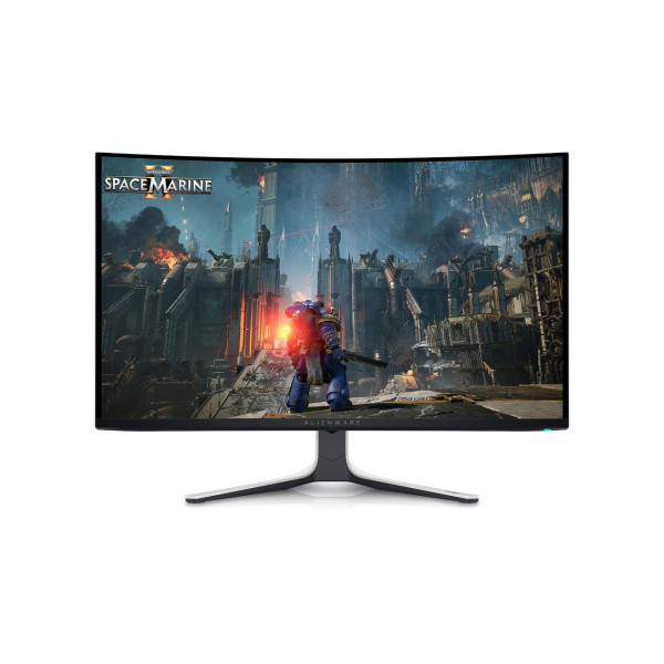 31,6-дюймовый DELL OLED Alienware AW3225QF изогнутый QD UHD черный/белый (0,03 мс, 1 млн:1, 1000 кд, 21:9, 3840x2160, 178°/178°,