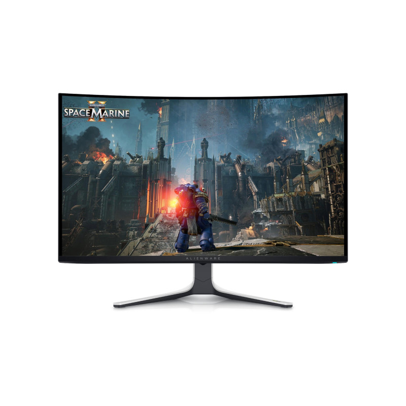 31,6-дюймовый DELL OLED Alienware AW3225QF изогнутый QD UHD черный/белый (0,03 мс, 1 млн:1, 1000 кд, 21:9, 3840x2160, 178°/178°,