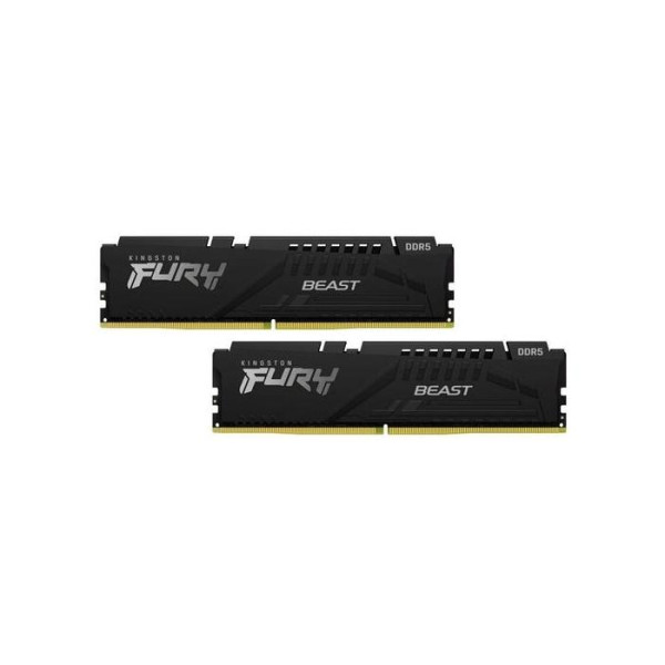 Оперативная память 64GB (Kit of 2x32GB) DDR5-5600 Kingston Fury Beast DDR5 Expo KF556C36BBE2K2-64