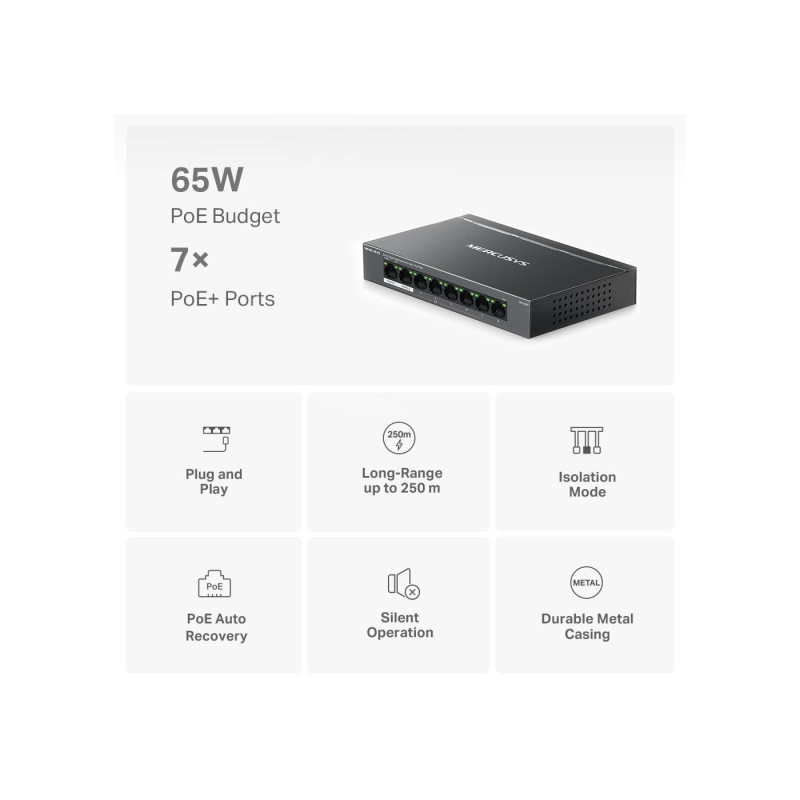 Коммутатор Mercusys MS108GP