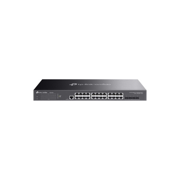 TP-LINK SG3428X  24-Port Gigabit L2+ Managed Switch, 24-Port Gigabit L2+ Managed Switch with 4 10GE SFP+ Slots, 10G