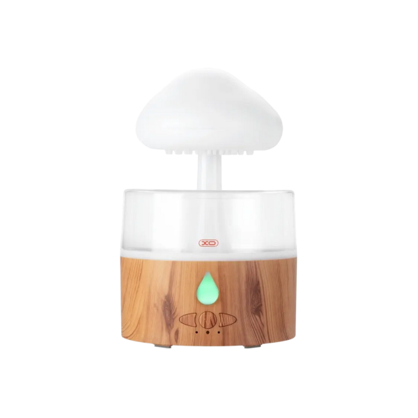 Увлажнитель воздуха XO HF10 Raining Clouds с разноцветными огнями и ароматерапевтическим диффузором (ЕС), белый