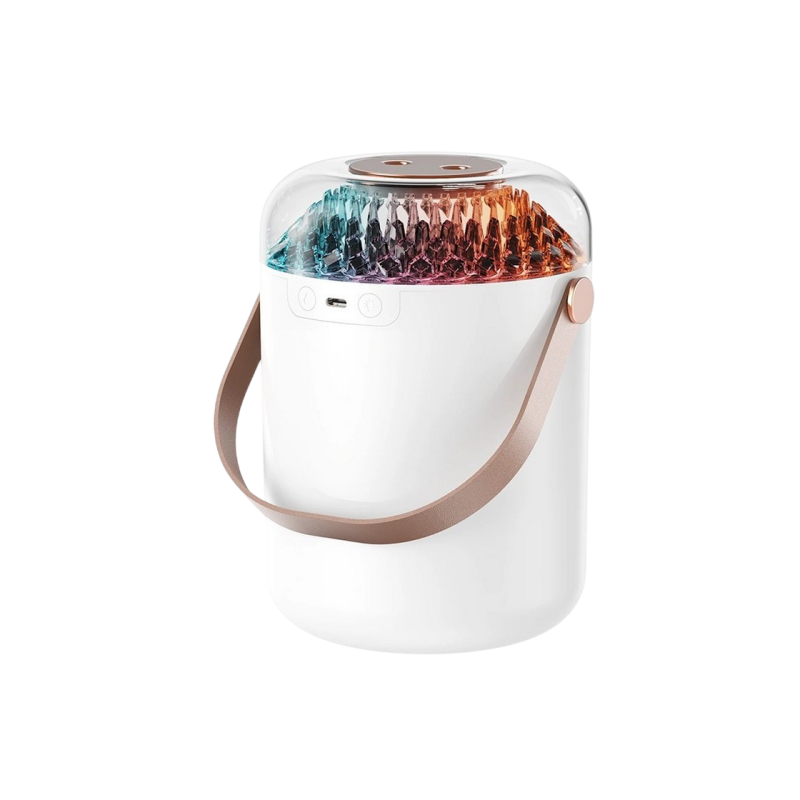 Увлажнитель воздуха XO HF13 с двумя струями и яркой подсветкой, 400 мА·ч, белый
