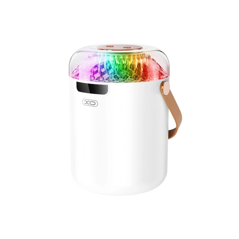 Увлажнитель воздуха XO HF13 с двумя струями и яркой подсветкой, 400 мА·ч, белый