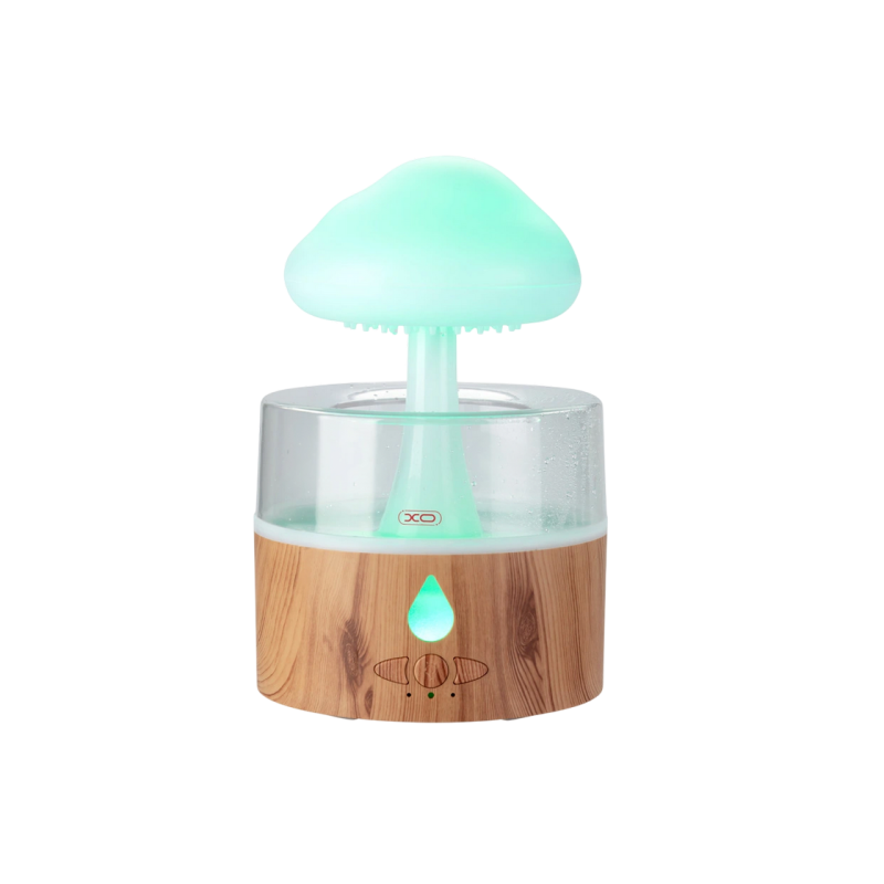 Увлажнитель воздуха XO HF10 Raining Clouds с разноцветными огнями и ароматерапевтическим диффузором (ЕС), белый