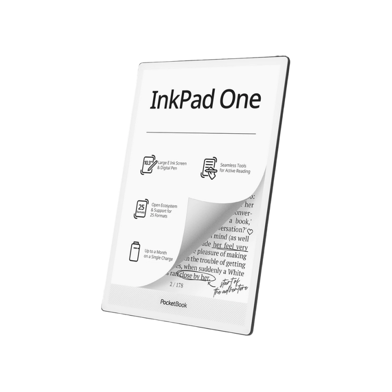 PocketBook 1030 InkPad One, 10.3" E-InkCarta, Matte Black