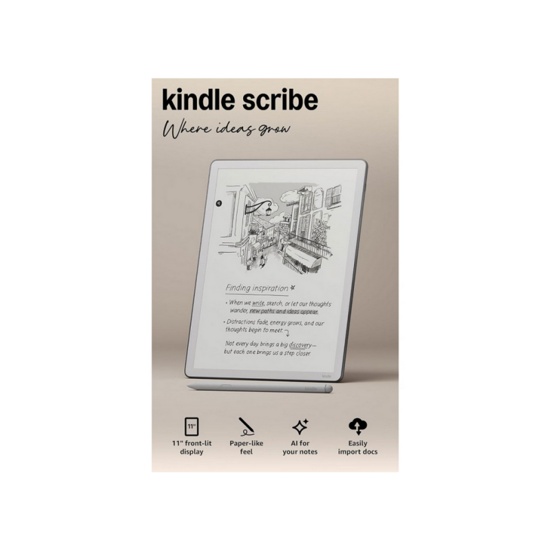 Amazon Kindle Scribe 11" (3rd Gen) (2025) with Premium Pen, 32GB Graphite
