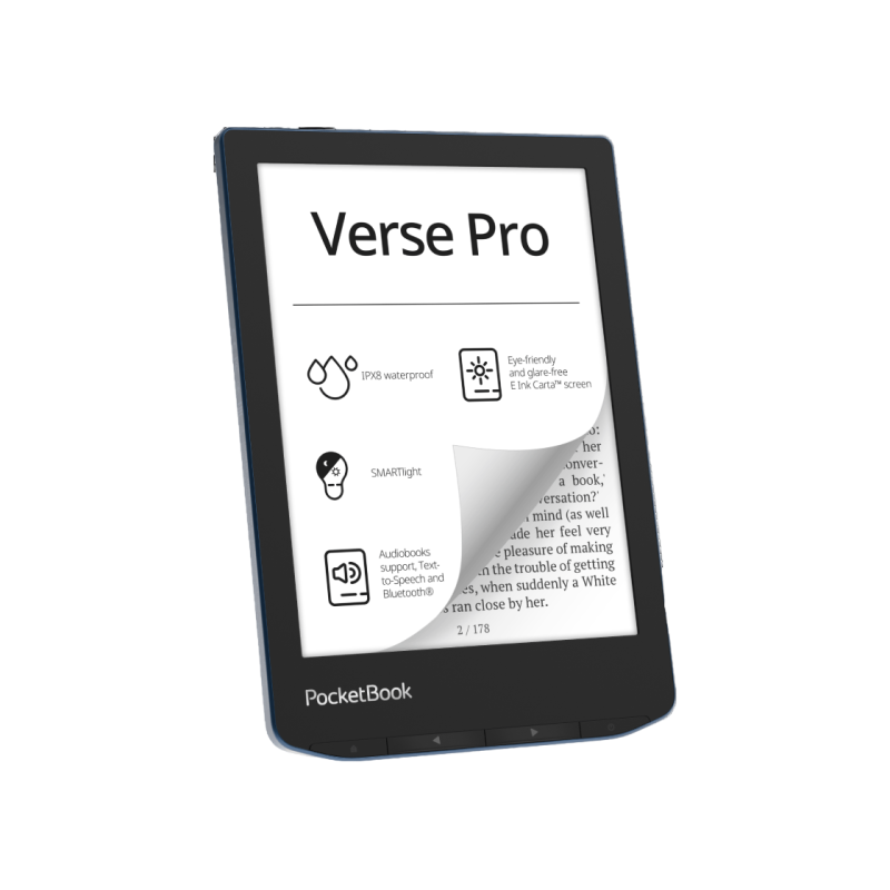 Электронная книга PocketBook 634 Verse PRO, Azure