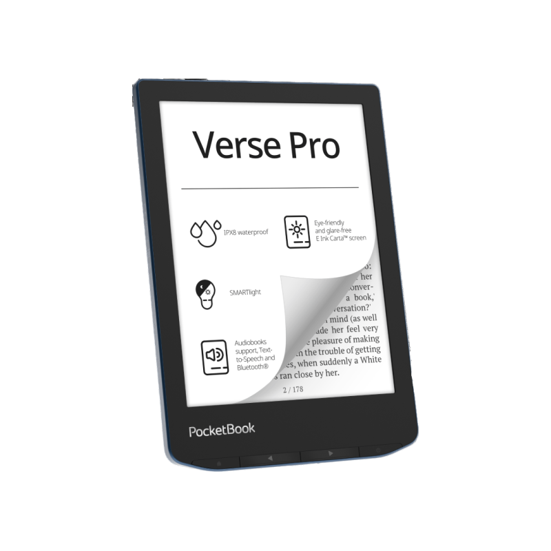 Электронная книга PocketBook 634 Verse PRO, Azure