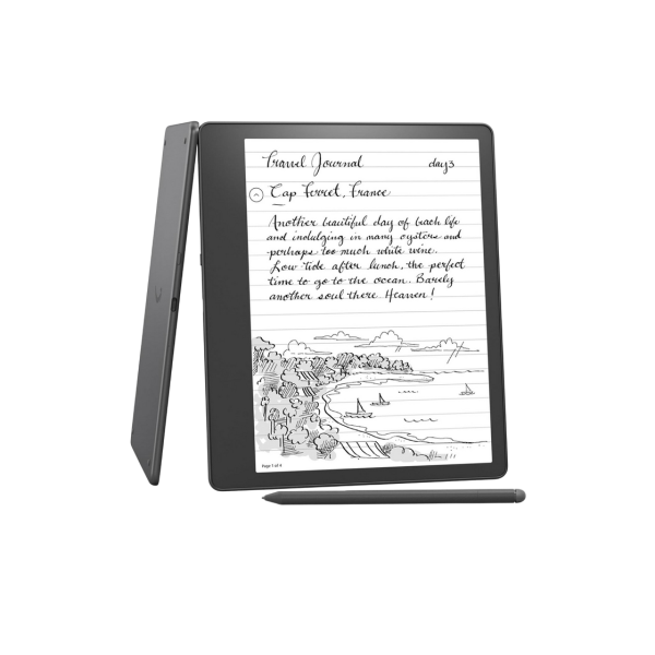 Электронная книга Amazon Kindle Scribe 2022 with Premium Pen, Tungsten, 16GB