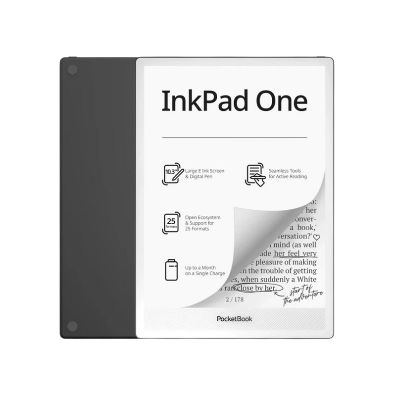 PocketBook 1030 InkPad One, 10.3" E-InkCarta, Matte Black