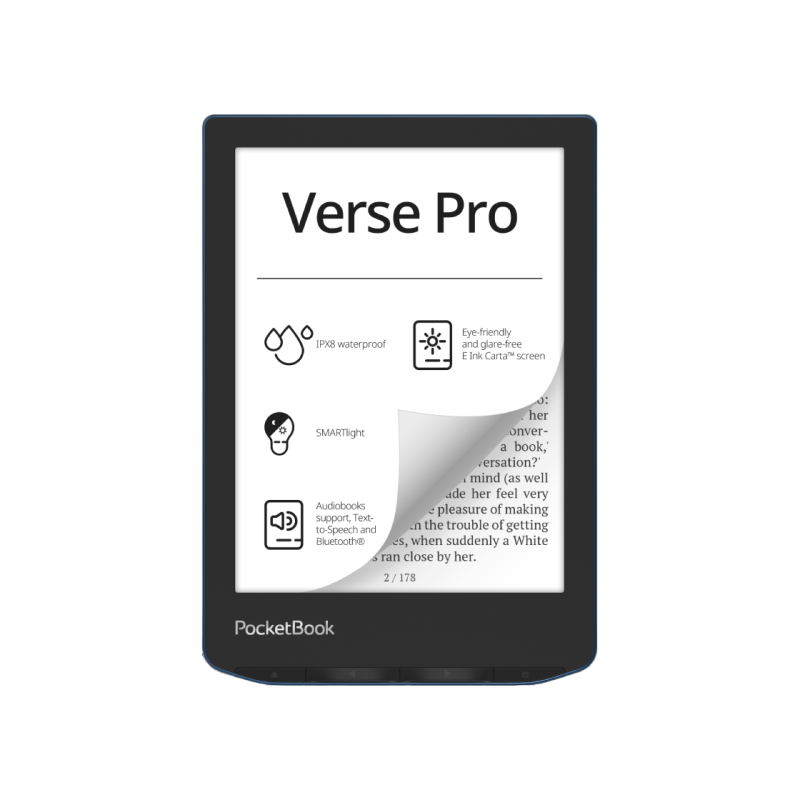 Электронная книга PocketBook 634 Verse PRO, Azure