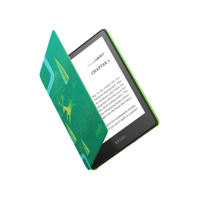 Amazon Kindle Paperwhite Kids 6 дюймов, 8 ГБ (11-го поколения), цвет «Изумрудный лес»