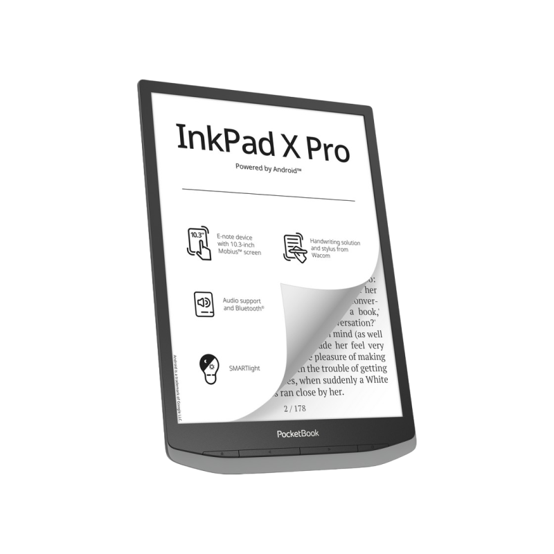 Электронная книга PocketBook 1040 InkPad X PRO, Mist Grey
