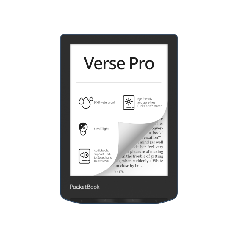Электронная книга PocketBook 634 Verse PRO, Azure